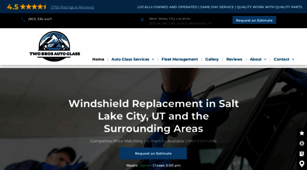 twobrosautoglass.com