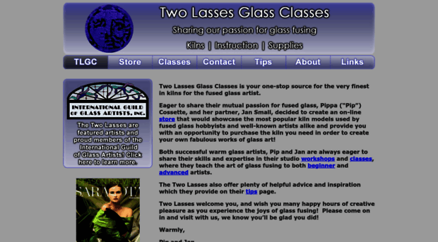 twolassesglassclasses.com