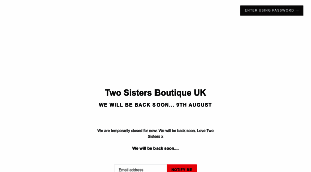 twosistersboutique.co.uk