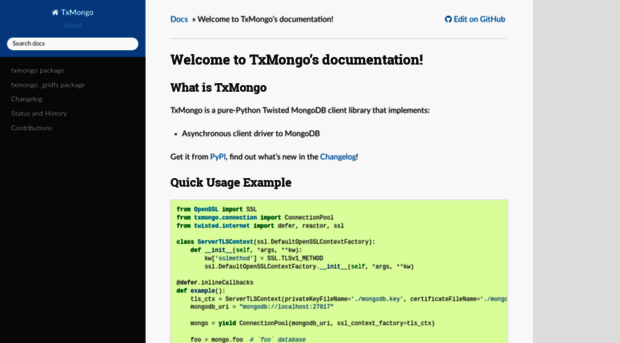 txmongo.readthedocs.io