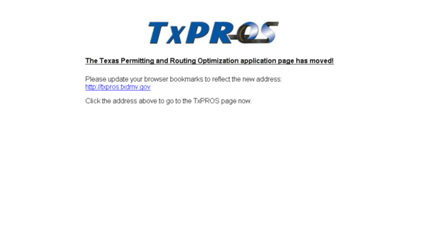 txpros.txdot.gov