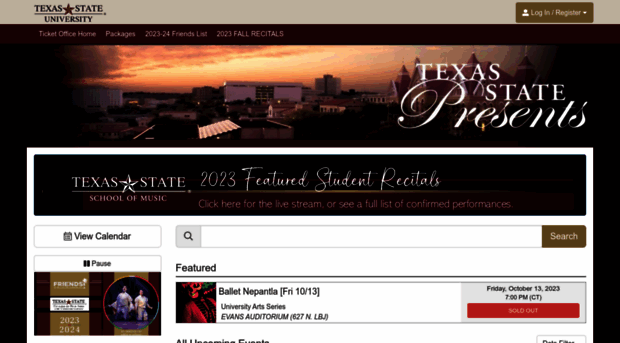 txstatepresents.com