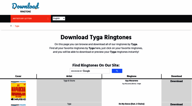 tyga.download-ringtone.com