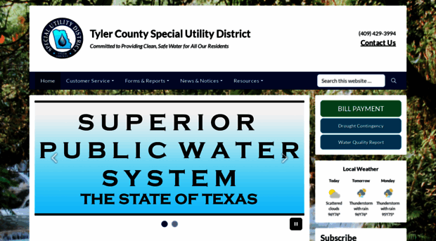 tylercountywater.com