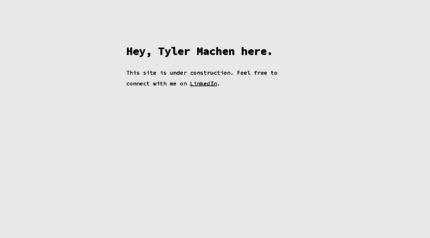 tylermachen.com