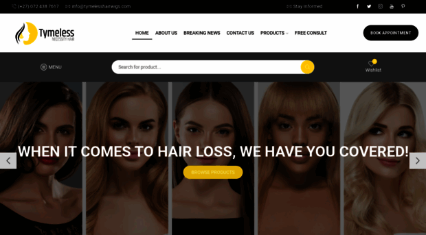 tymelesshairwigs.com