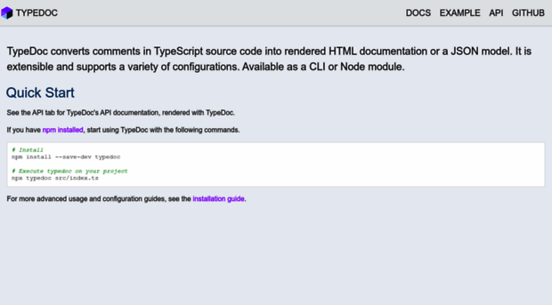 typedoc.org