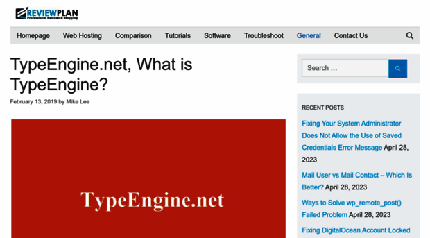 typeengine.net