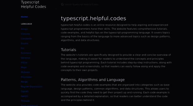 typescript.helpful.codes