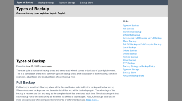 typesofbackup.com
