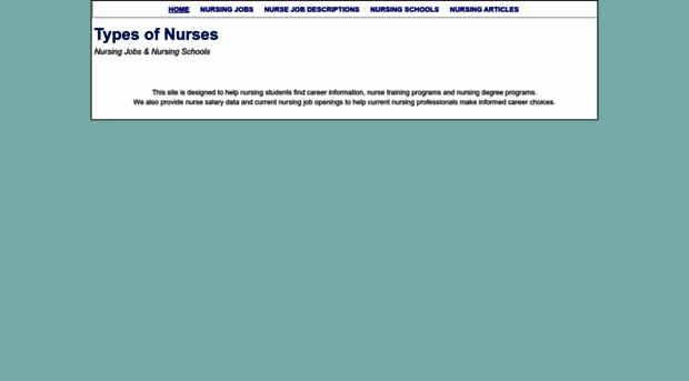 typesofnurses.net