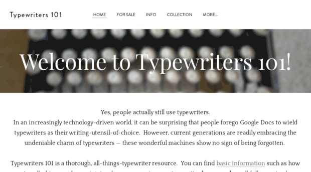 typewriters101.com