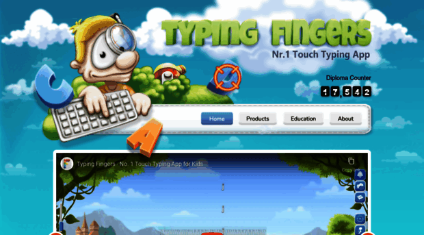 typing-fingers.com