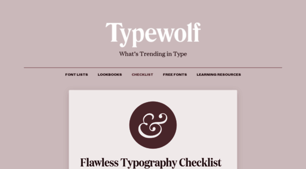 typographychecklist.com