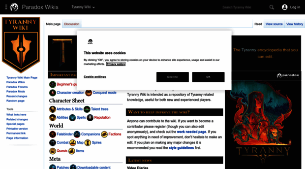 tyrannygamewiki.com