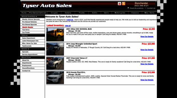 tyserautosales.com