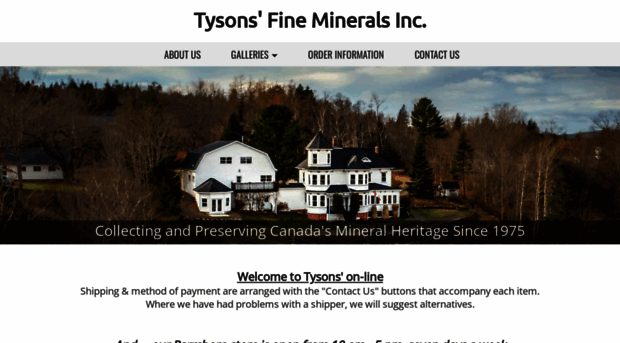 tysonsfineminerals.com