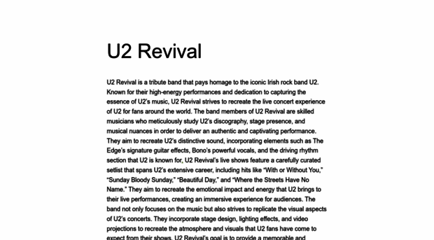 u2revival.cz