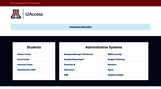 uaccess.arizona.edu