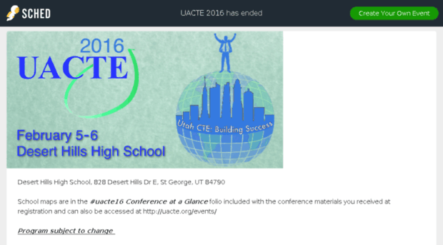 uacte2016.sched.org