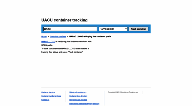 uacu.container-tracking.org