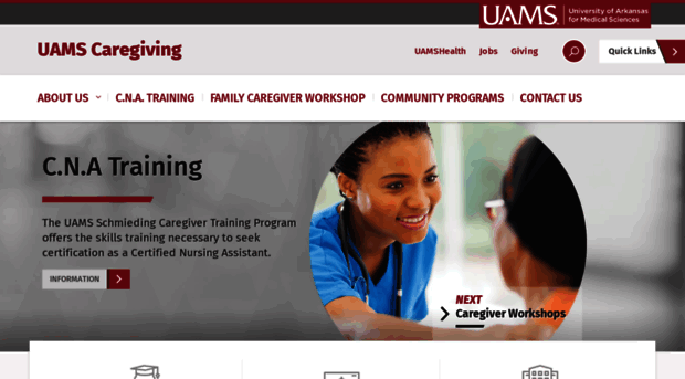 uamscaregiving.org