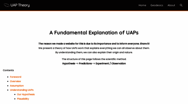 uaptheory.com