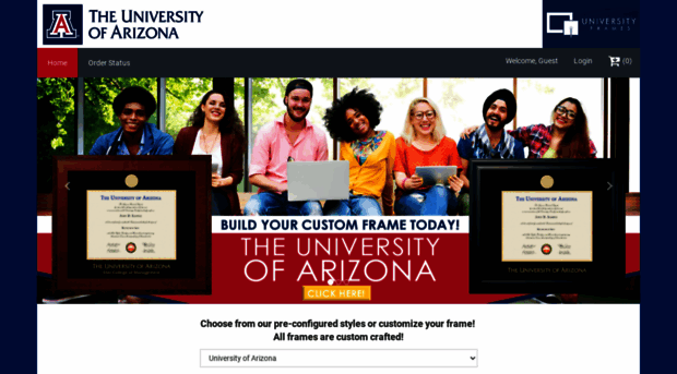 uarizona.universityframes.com