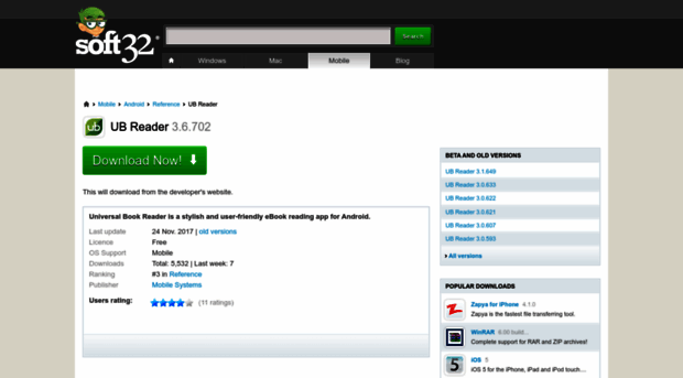 ub-reader.soft32.com
