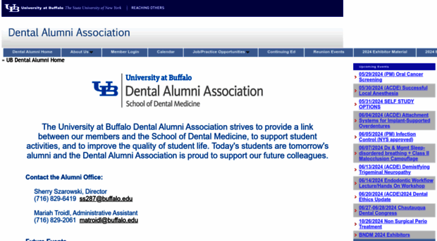 ubdentalalumni.org