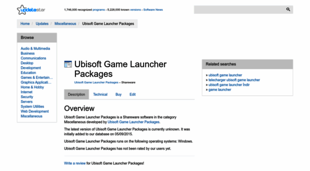 ubisoft-game-launcher-packages.updatestar.com