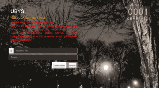 ubys.karabuk.edu.tr