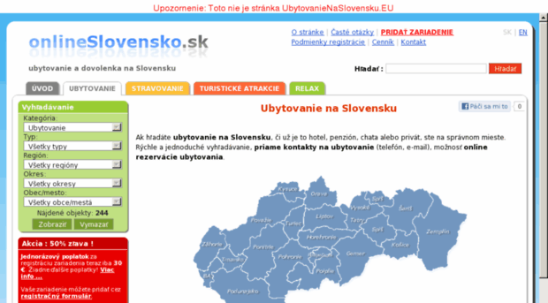 ubytovanie-na-slovensku.eu