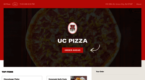 ucpizzamenu.com