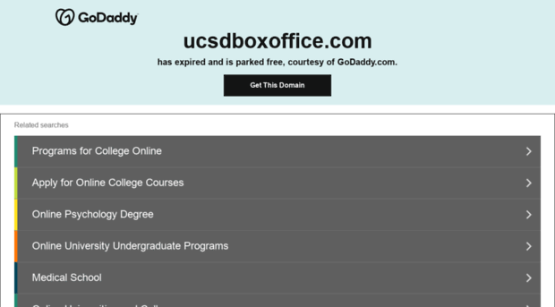 ucsdboxoffice.com