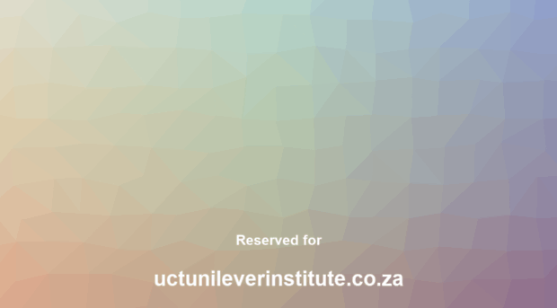 uctunileverinstitute.co.za