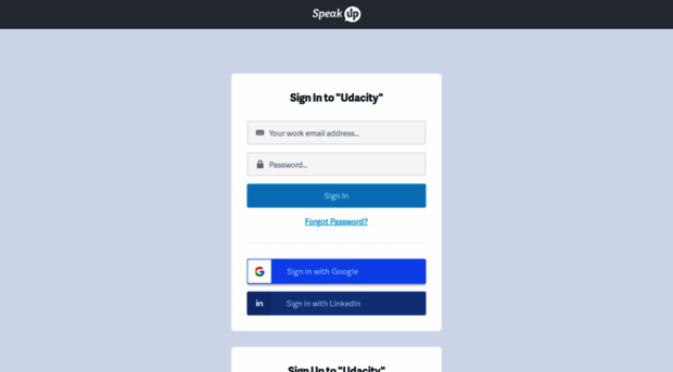 udacity.getspeakup.com