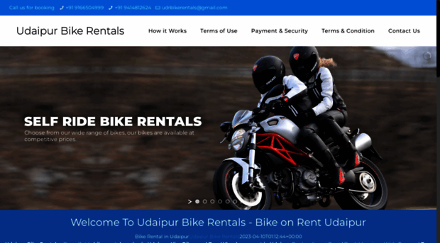 udaipurbikerentals.com