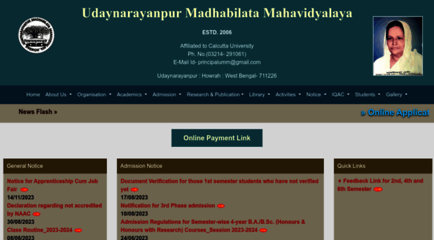 udaynarayanpurmahavidyalaya.org