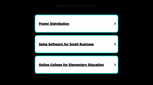 udfdistribution.com.au