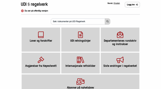udiregelverk.no