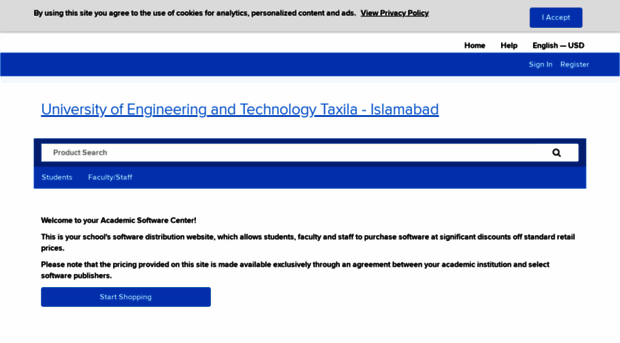 uet-taxila.onthehub.com