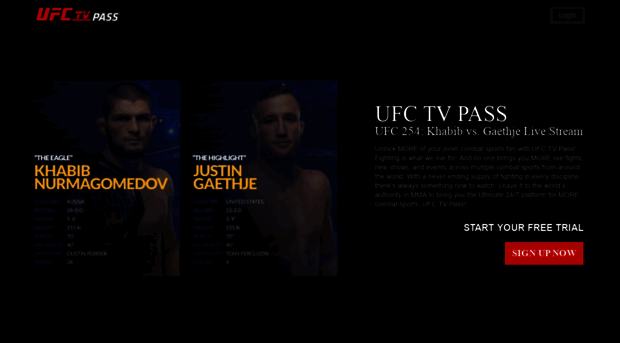 ufctvpass.com