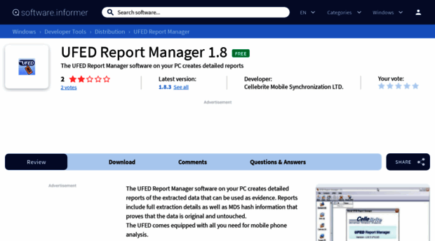 ufed-report-manager.software.informer.com