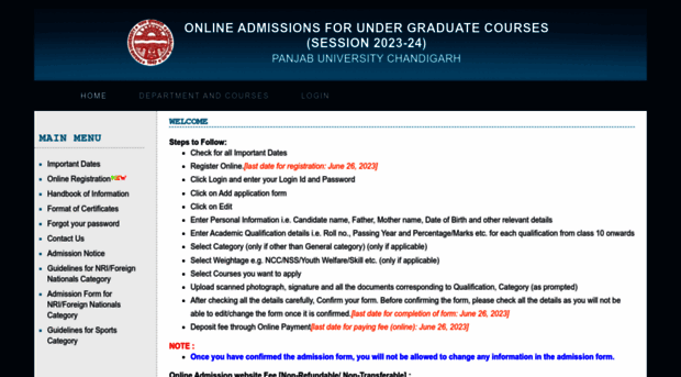 ugadmissions.puchd.ac.in