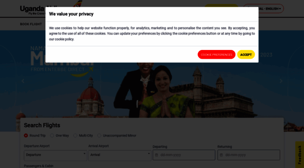 ugandanationalairlines.com
