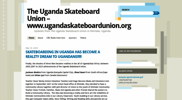 ugandaskateboardunion.wordpress.com