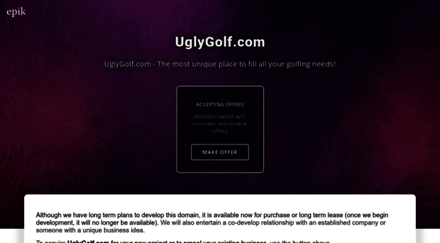 uglygolf.com