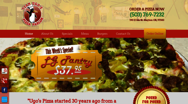 ugospizza.net