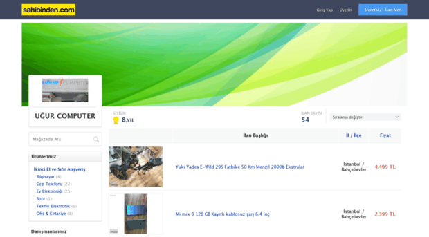 ugurcomputer.sahibinden.com